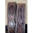 thumbnail image 5 of Ariat Western Belt Mens Leather Rowel Brown Oiled Rowdy A10004965, 5 of 5