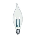 thumbnail image 2 of Satco S9153 - 1 watt LED; CA8; Clear; 2700K; Candelabra base; 120 volts, 2 of 3