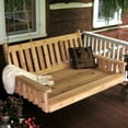 thumbnail image 1 of A &amp; L Furniture Western Red Cedar Traditional English Cedar Swing Bed, 1 of 1