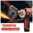 thumbnail image 4 of Amoladora angular inalámbrica, herramienta de molienda eléctrica de 7000RPM, Mini amoladora con, 4 of 8