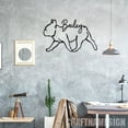 thumbnail image 3 of Craftnamesign Custom French Bulldog Metal Wall Art Decor, Minimalist Dog Line Art, Custom Dog Breed, 3 of 5