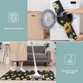 thumbnail image 6 of Black Multicolor Flower Sunflower Pattern Kitchen Rugs Sets Of 3,Kitchen Runner Rugs Non Skid Washable,Decorative Kitchen Floor Mats for Kitchen,Sink,Laundry,17"x30"+ 17"x47" + 17"x59", 6 of 6