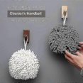thumbnail image 2 of Quick Dry Bathroom Chenille Hand Towel Soft Absorbent Pom Towel Kitchen Microfiber, 2 of 5