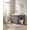 Dove Gray, variant on Feandrea Cat Litter Box Enclosure, Handwoven Rattan End Table, Extra Mat