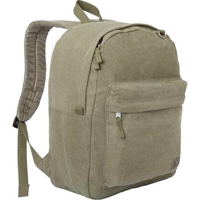 Classic Laptop Canvas Backpack Olive