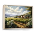 thumbnail image 2 of Designart "Captivating Vineyard Scenery I" Vineyard Floater Framed Canvas Art Print, 2 of 5