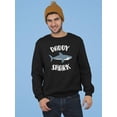 thumbnail image 2 of Beware I'm A Daddy Shark Sweatshirt Men -GoatDeals Designs, Male Large, 2 of 4