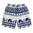 thumbnail image 4 of Bixox Men's Sea Underwater Animals1 printing Casual Classic Fit Short Summer Beach Shorts, 4 of 6