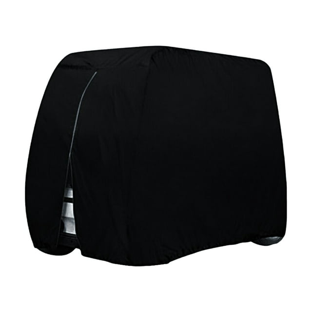 Naiovety La cubierta para carrito de golf duradera e impermeable proporciona una protección confiable, multifuncional y resistente Golf Negro 275*122*168cm