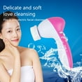 KQJQS Electric Facial Cleansing Brush 5 In 1 Face Skin Spin Brush for