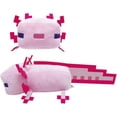 thumbnail image 5 of Peluche de ajolote rosa, suave y decorativo para fanáticos de los videojuegos, ideal como regalo de cumpleaños para niños (ajolote rosa)., 5 of 5