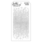 Stampers Anonymous THS-006 Tim Holtz Layered Stencil 4,125 po x 8,5 po-Dot Fade