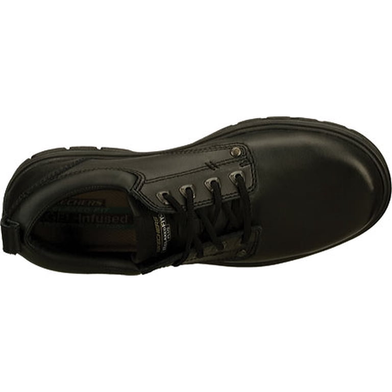 Skechers Segment Rilar Mens Size 8EE Black Classic Leather Lace Up Oxford Shoes Skechers Segment Rilar Mens Size 8EE Black Classic Leather  main image 4