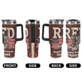 thumbnail image 6 of Remember Everyone Deployed RED Tumbler with Handle and Straw 40 oz Stainless Steel Leakproof Travel Coffee Mug Car Cup Vacuum Water Bottle 40oz, 6 of 8
