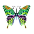 thumbnail image 1 of Valla de mariposa de metal para decoración de jardín, arte de patio, mariposa grande, escultura de balcón para terraza al aire libre, rojo, color, 1 of 5