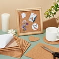 thumbnail image 5 of 20 Pack Self Adhesive Cork Sheets 6x6 Inch Cork Board Mat 2mm Thick Square Cork Coaster for Bulletin Boards Wall Decoration DIY Crafts Supplies DIY, 5 of 8