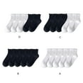 thumbnail image 3 of 5 Pair Women Girls Crew Socks Japanese Style Cute Ruffle Trim Cotton Ankle Socks, 3 of 18