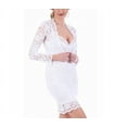 thumbnail image 3 of InstantFigure Two-Piece Short Lace Dress Matching Lace Jacket 157693, 3 of 11