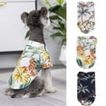 thumbnail image 3 of Reheyre Flower Pattern Pet T-shirt - Dress-up Short Sleeves Cardigan Outfit - Skin-friendly for Summer, 3 of 8