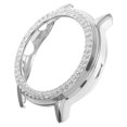thumbnail image 4 of PC Watch Protective Case Rhinestone Watch Frame Watch Shell Watch Accessories Compatible for Fossil Gen 5 The Carlyle HR (Silver), 4 of 6