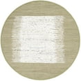thumbnail image 4 of SAFAVIEH Montauk Tennyson Braided Border Cotton Area Rug, Ivory/Olive, 6' x 9', 4 of 10