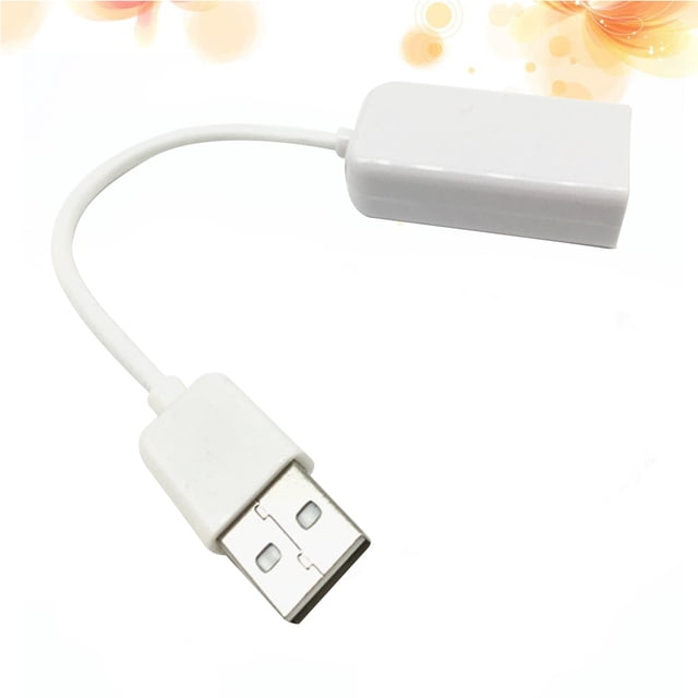 BESTYASH Replacement Sound Card Audio Cable Plastic White for Speaker Box Home Use 1Pack Back to School