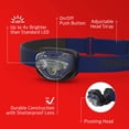 thumbnail image 4 of EVEREADY Faros LED Pro200 [paquete de 5], IPX4 resistentes al agua, luces frontales brillantes y duraderas para camping, senderismo, corte de energía de emergencia (pilas incluidas), 4 of 5