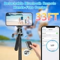 thumbnail image 5 of Phone Tripod & Selfie Stick for iPhone and Android, 71" Extendable Stand with Wireless Remote, 360° Rotation, Portable for Vlogging and Travel, 5 of 11