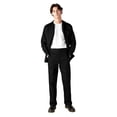 thumbnail image 4 of Dickies Men's Long Sleeve Work Shirt, Black, 4XL, 4 of 5