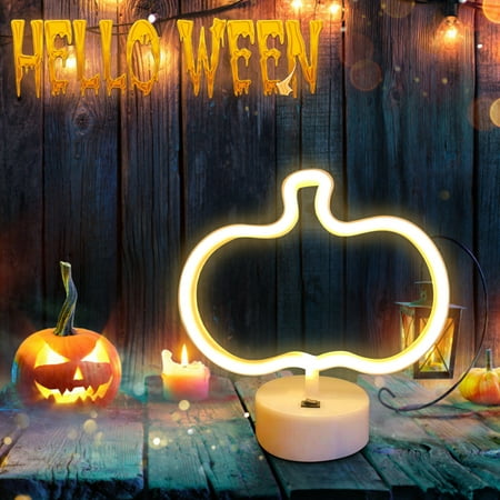 

Tagold LED Neon Modeling Light Halloween Festival Ghost Pumpkin Bat Atmosphere Light