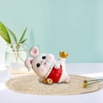 thumbnail image 4 of 2pcs Rabbit Statue Miniature Desktop Ornament Sculpture for Bedroom Macarena none, 4 of 8