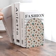 thumbnail image 6 of Lsque summer insects Printed Wood Bookends,Non-Skid Bookend for Shelves,Heavy Duty Support Bookends,Non-Slip Foam Pads for Office, Home, and Library,1 Pair, 6 of 8