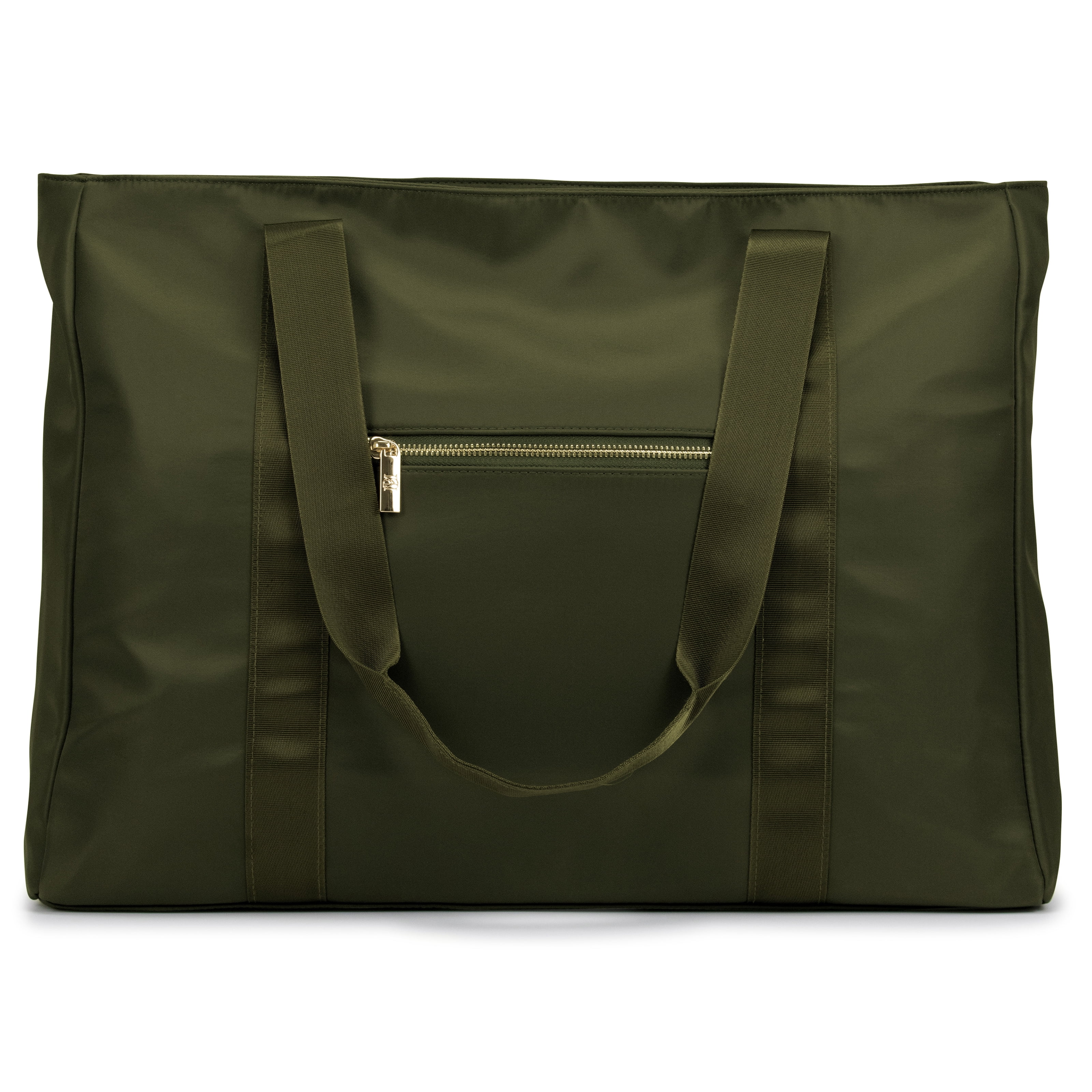 BADGLEY MISCHKA Women's Nylon Weekender Tote Duffle Bag - (Olive Green)