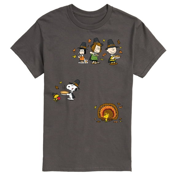 Peanuts - Thanksgiving - Men's Short Sleeve Graphic T-Shirt