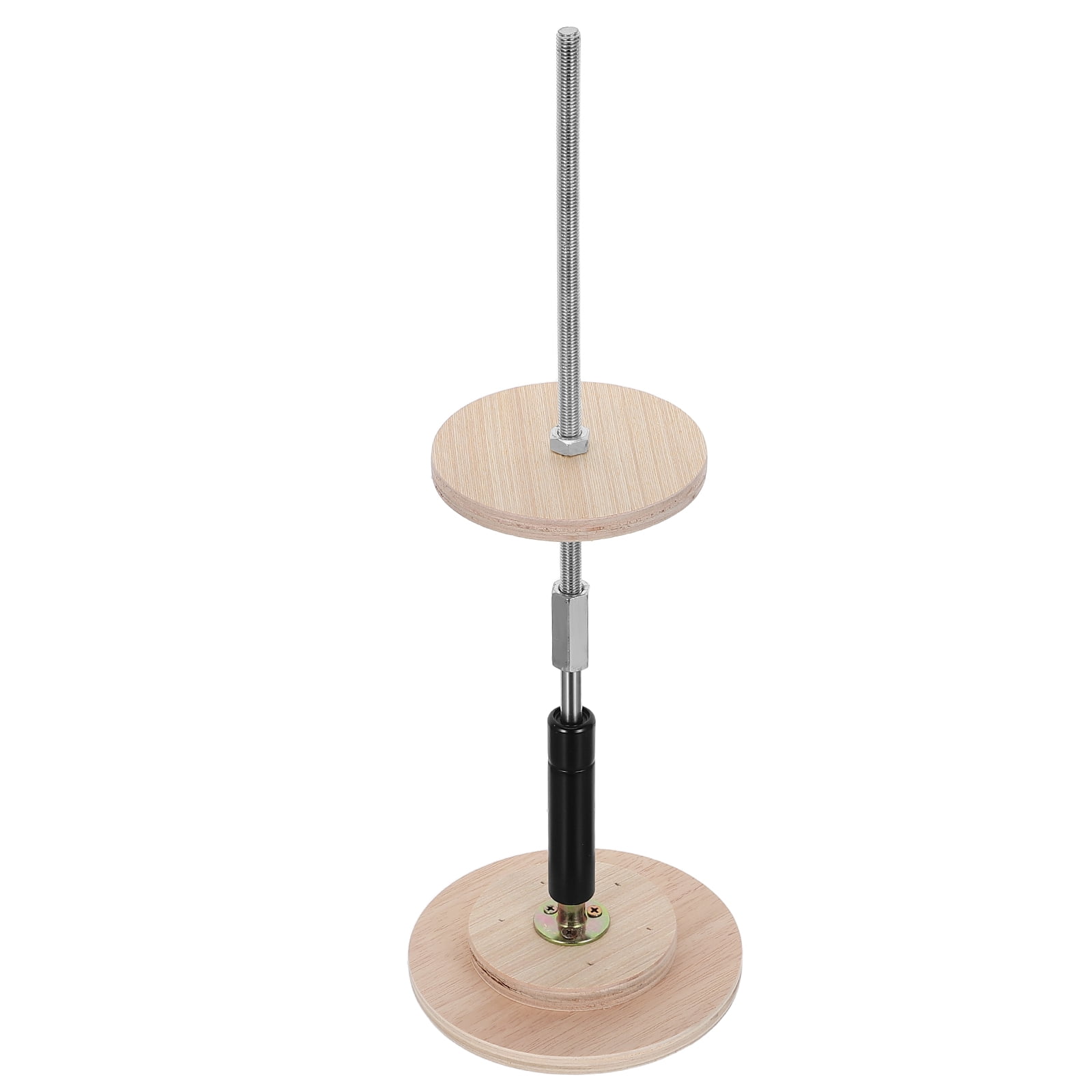 WRITWAA Cat Tree Parts Replacement Pole with Stable Base High Weight Capacity Khaki Wood Metal for Year Round Use