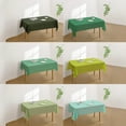 thumbnail image 3 of Mictong disposable rectangular tablecloth, 53.94 * 107.88 inch plastic tablecloth, party solid color tablecloth, suitable for heavy party events and holiday parties, blue, 10 pieces, 3 of 4