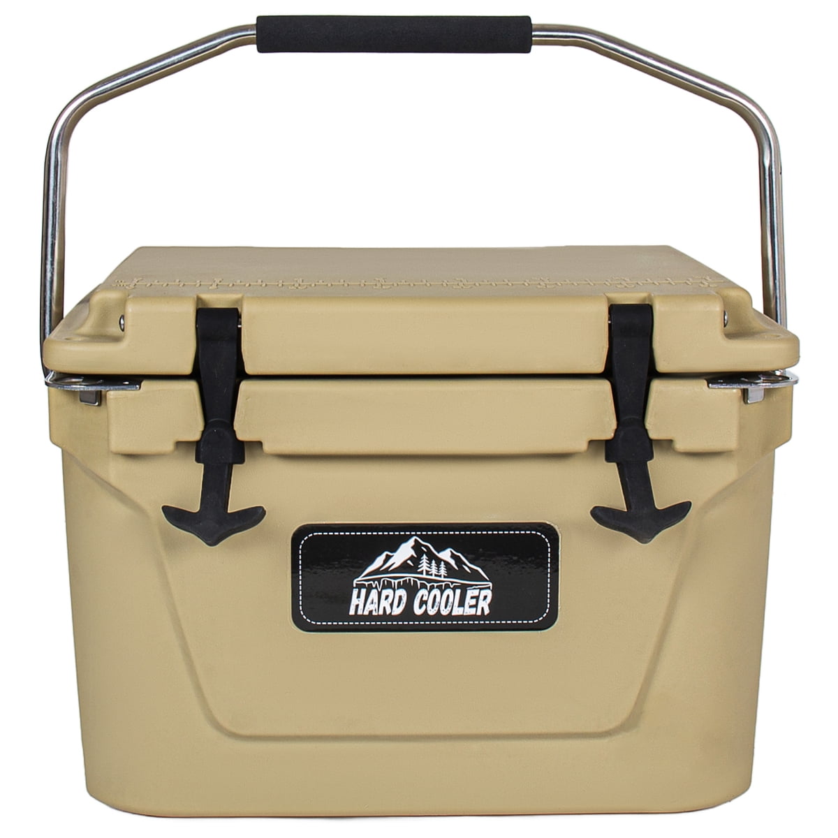 20 Quart Khaki Cooler, Ultra-Light Insulated Ice Chest, Heavy-Duty Hard Shell Cooler with 6-Day Ice Retention for Camping, Tailgating, Job Site, Multiple Sizes Available