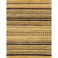 thumbnail image 1 of Ahgly Company Indoor Rectangle Abstract Saddle Brown Abstract Area Rugs, 2' x 5', 1 of 6