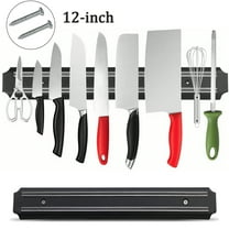 12-inch Utensil Knife Holder,Magnetic Knife Storage Strip Wall Mounted Multipurpose Tool Rack,Stainless Steel Kitchen Knives Organizer