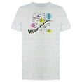thumbnail image 1 of Notes Piano Abstract Music Tee Men's -Image by Shutterstock, 1 of 2