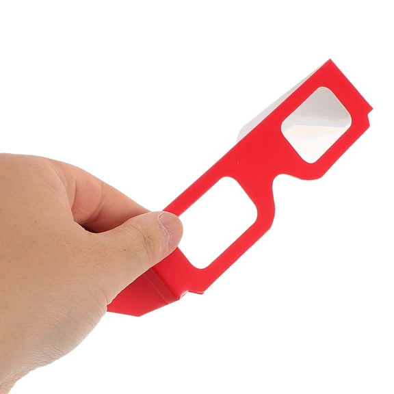 RENACLIPY 3D Glasses with Vibrant Light Effects, Assorted Color Paper Frames for Parties and Events