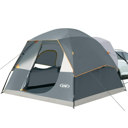 UNP SUV Dome Tent for Camping Outdoor 6 Person Car Camping Tent Easy Set Up SUV Tailgate Tent with Rainfly 10 x 10 Vehicle Camping Tent