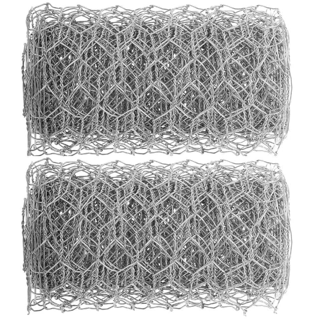 Minkissy 2Pack Garden Mesh Netting Chicken Wire Net Hexagonal Design for Pet Owners and Crafters Projects