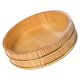 thumbnail image 2 of Recipiente de madera para mezclar arroz y sushi, cubo de madera, recipiente tradicional para mezclar arroz Hangiri, tazón para sushi, restaurante japonés, 26 cm, 2 of 7