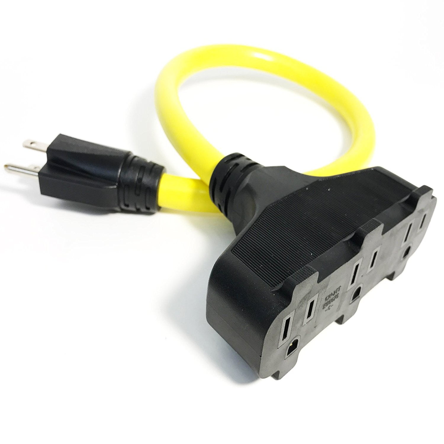 Bold 50027 2' 12/3 SJTW Contractor Grade Triple Tap Pigtail Extension