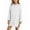Light Ashy, variant on Ruyang Oversized Hoodie Dress for Girls Long Hooded Sweatshirt Dress Pocket Side Split Warm Casual Cozy Pullover Sweaters
