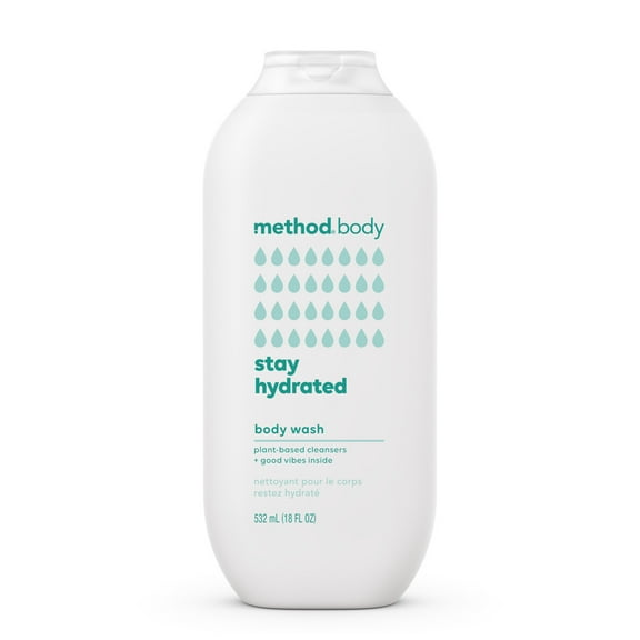 Method Body Wash, Stay Hydrated, 18 oz