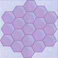 thumbnail image 1 of Ahgly Company Machine Washable Indoor Square Transitional Purple Mimosa Purple Area Rugs, 4' Square, 1 of 7
