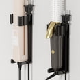 thumbnail image 2 of Rizador de Pelo, Soporte de Pared de Aluminio, Organizador, Estante de Almacenamiento, Adecuado para Varios Palillos de Pelo Rizado, Negro, 2 of 5