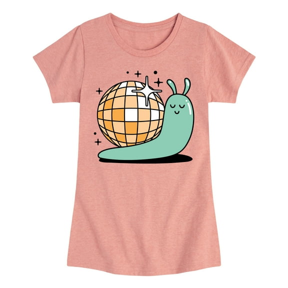 Instant Message - Disco Snail -Youth Girls Short Sleeve T-Shirt